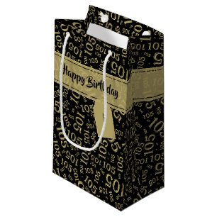 Het gelukkige 105ste Patroon van het Aantal van de Klein Cadeauzakje