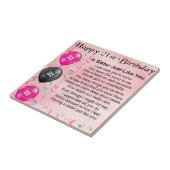 Het gelukkige 21ste Gedicht van de Zuster van de Tegeltje (Zijkant)