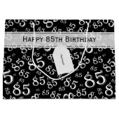 Het gelukkige 85ste Zwart-witte Thema van de Groot Cadeauzakje (Voorkant)
