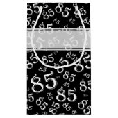 Het gelukkige 85ste Zwart-witte Thema van de Klein Cadeauzakje (Achterkant)