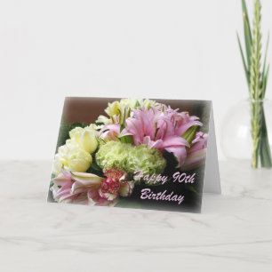 Het gelukkige 90ste Wenskaart van de Verjaardag Kaart