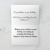 Het gelukkige 93ste Mamma van de groot-Tante van Kaart (Binnen)