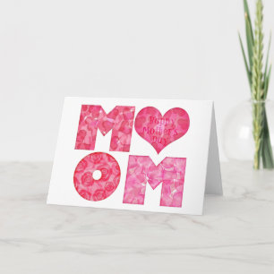 Het gelukkige Alfabet van het Mamma van het Kaart