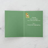 Het gelukkige art. van de Vogel van Chickadee van Feestdagen Kaart (Binnen)