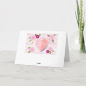 Het gelukkige Begroeten van de Bloemen van het Kaart (Achterkant)