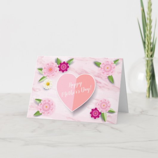 Het gelukkige Begroeten van de Bloemen van het Kaart (Voorkant)