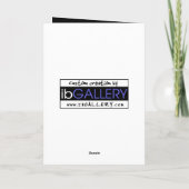 Het gelukkige Boe-geroep van Halloween! Kaart (Achterkant)