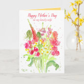 Het gelukkige Boeket van de Bloem van de Vrouw van Kaart (Gele Bloem)