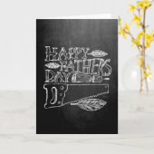 Het gelukkige Bord van de Dag van Vaders Kaart (Gele Bloem)