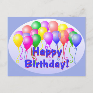 Het gelukkige Briefkaart van de Ballons van de
