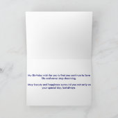 Het gelukkige briefkaart van de Verjaardag (Binnen)