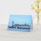 Het gelukkige briefkaart van de Verjaardag (Gele Bloem)