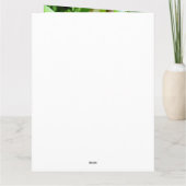 Het gelukkige briefkaart van de Verjaardag van (Achterkant)