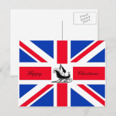 Het gelukkige Briefkaart van Union Jack van (Voorkant / Achterkant)
