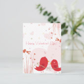 Het gelukkige Capricieuze Briefkaart van de Vogel (Staand voorkant)