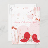 Het gelukkige Capricieuze Briefkaart van de Vogel (Voorkant / Achterkant)