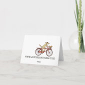 Het gelukkige Denken van de Brak van de Hond van Kaart (Achterkant)