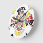 Het gelukkige enkel Art. van het Ontwerp van de Ronde Klok (Hoek)