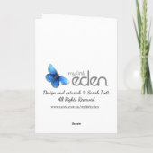 Het gelukkige Feestvarken personaliseert Kaart (Achterkant)