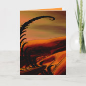 Het gelukkige fractalling feestdagen kaart (Voorkant)