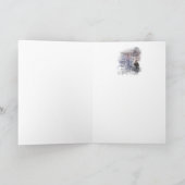 Het gelukkige Gedicht van de Raaf van Halloween Kaart (Binnen)