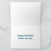 Het gelukkige Grote Wenskaart van de Verjaardag en Kaart (Binnen)