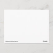 Het Gelukkige Handschrift Uplifting van Briefkaart (Achterkant)