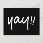 Het Gelukkige Handschrift Uplifting van Briefkaart (Voorkant)