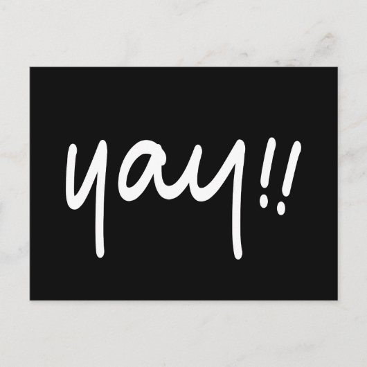 Het Gelukkige Handschrift Uplifting van Briefkaart (Voorkant)