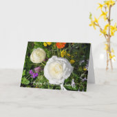 Het gelukkige het Baren Wenskaart van de Zondag Kaart (Gele Bloem)