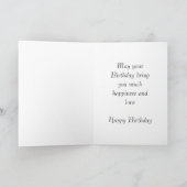 Het gelukkige Jaar van de Verjaardag 1984 de jaren Kaart (Binnen)