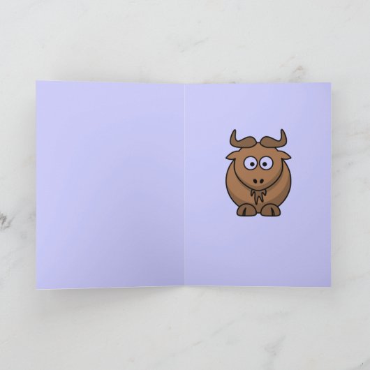Het gelukkige Jaar van GNU Feestdagen Kaart (Binnen)