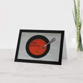 Het gelukkige Jubileum hoopt het soep-ER is! Kaart