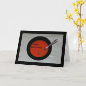 Het gelukkige Jubileum hoopt het soep-ER is! Kaart (Gele Bloem)