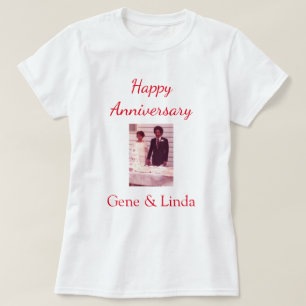 Het Gelukkige Jubileum van de foto T-shirt