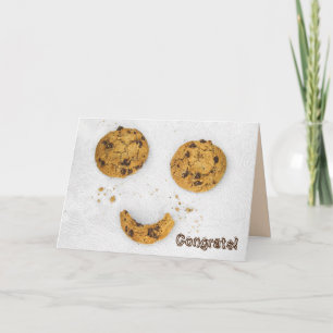 Het gelukkige koekje   Wenskaart Kaart