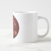 Het Gelukkige Koppel Hr. & Mevrouw Wasbeer Grote Koffiekop (Rechts)