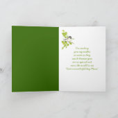 Het gelukkige Mamma Chickadee van de Verjaardag, Kaart (Binnen)