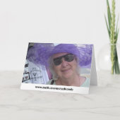 Het gelukkige Mamma van de Verjaardag, dame in Kaart (Achterkant)