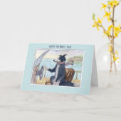 Het gelukkige Mamma van de Verjaardag, de hond van Kaart (Gele Bloem)