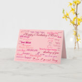 Het "gelukkige Mamma van de Verjaardag!" kaart (Gele Bloem)