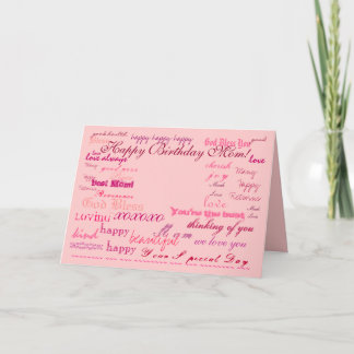 Het "gelukkige Mamma van de Verjaardag!" kaart