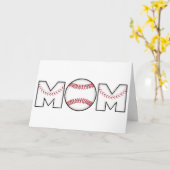 Het gelukkige Mamma van het Honkbal van het Kaart (Gele Bloem)