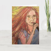 Het gelukkige Meisje van de Tuimelschakelaar van Kaart (Voorkant)