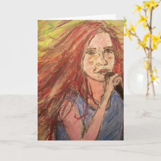 Het gelukkige Meisje van de Tuimelschakelaar van Kaart (Gele Bloem)