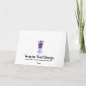 Het Gelukkige Moederdag van pioenen Kaart (Achterkant)