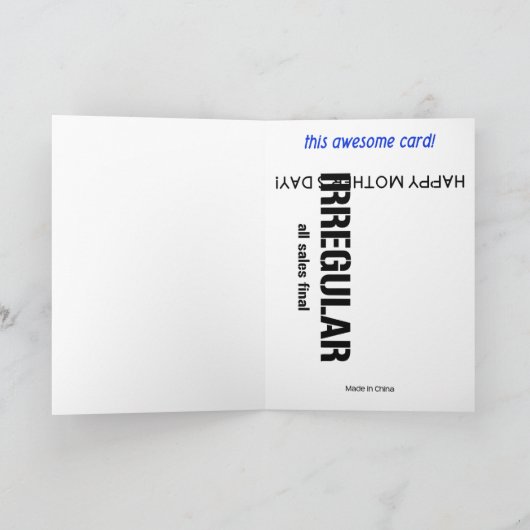 Het gelukkige Moederdag voor Allen u verdroeg Kaart (Binnen)