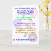 Het gelukkige Moederdag voor Allen u verdroeg Kaart (Gele Bloem)