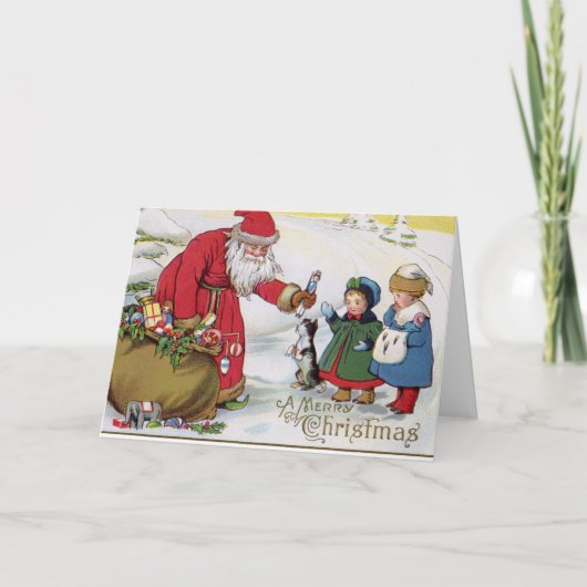 Het Gelukkige Nieuwjaar van de Groeten van Feestdagen Kaart (Voorkant)