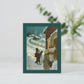 Het Gelukkige Nieuwjaar van Nytaar van Godt Feestdagenkaart (Staand voorkant)